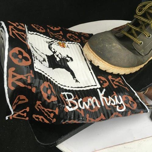 Norman Gekko (XX-XXI) - BANKSY Louis Vuitton Handbag Crushed, Antiek en Kunst, Kunst | Schilderijen | Modern