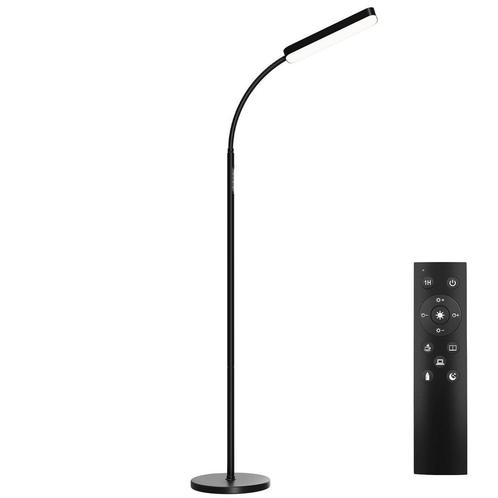 tectake Vloerlamp Prisma LED, 5 lichtmodi, 12 W, dimbaar - z, Huis en Inrichting, Lampen | Overige, Verzenden