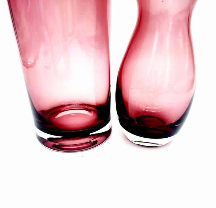 V.Nason&C. - Vaas (2) - Eklettika - Muranoglas - Ametista, Antiquités & Art, Antiquités | Verre & Cristal