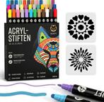 2dekans | NAPI 36 Acrylstiften Dual Tip - Twinmarkers -, Kinderen en Baby's, Kinderkleding | Schoenen en Sokken, Ophalen of Verzenden