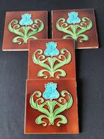 Jugendstil Carreau (4) - Manufactures Ceramique d’Hemixem -, Antiek en Kunst