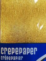 Crepepapier Goud 50cm 2,5m, Hobby en Vrije tijd, Verzenden, Nieuw