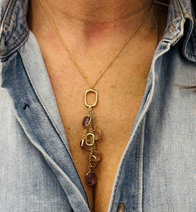 Sans prix de réserve - Zoccai - Collier Argent - Quartz rose, Bijoux, Sacs & Beauté, Colliers