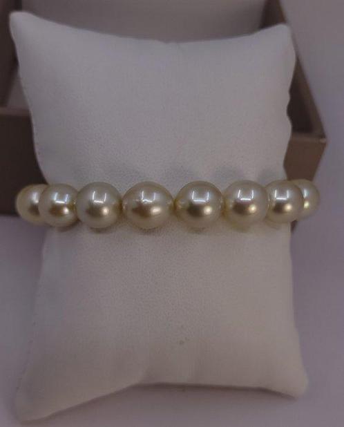 Armband Gecertificeerde gouden Zuidzee-parels - 9,4x10,3 mm, Handtassen en Accessoires, Armbanden