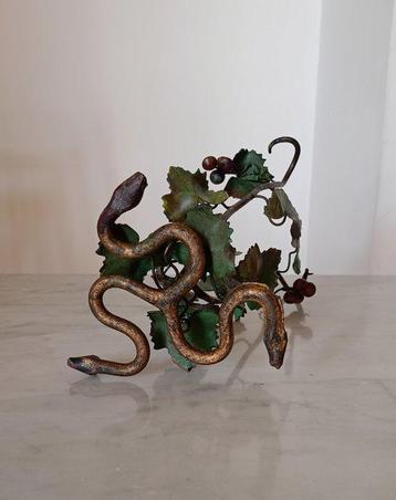 Wijnrek - Smeedijzer - Druivenplant met druiven