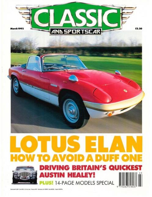 1992 CLASSIC AND SPORTSCAR MAGAZINE (03) MAART ENGELS, Boeken, Auto's | Folders en Tijdschriften