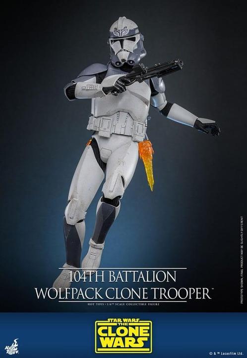 Star Wars The Clone Wars Action Figure 1/6 104th Battalion W, Verzamelen, Star Wars, Ophalen of Verzenden