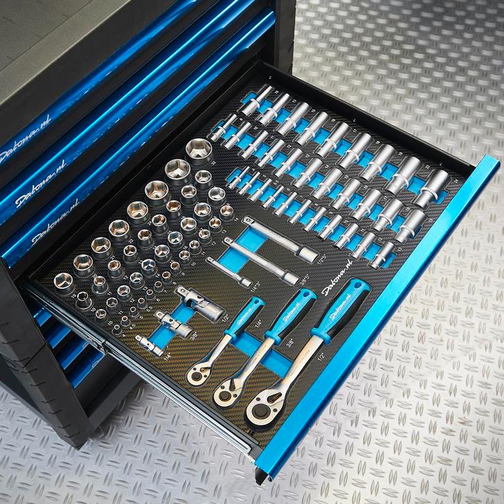 Datona 80-delige doppenset in PRO softmodule - Datona, Doe-het-zelf en Bouw, Gereedschap | Handgereedschap, Ophalen of Verzenden