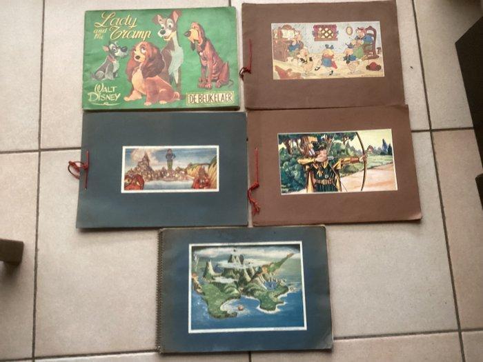 5 volledige albums chocolat De Beukelaer - Robin Hood, Lady, Verzamelen, Disney