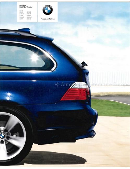 2007 BMW 5 SERIE TOURING BROCHURE DUITS, Boeken, Auto's | Folders en Tijdschriften