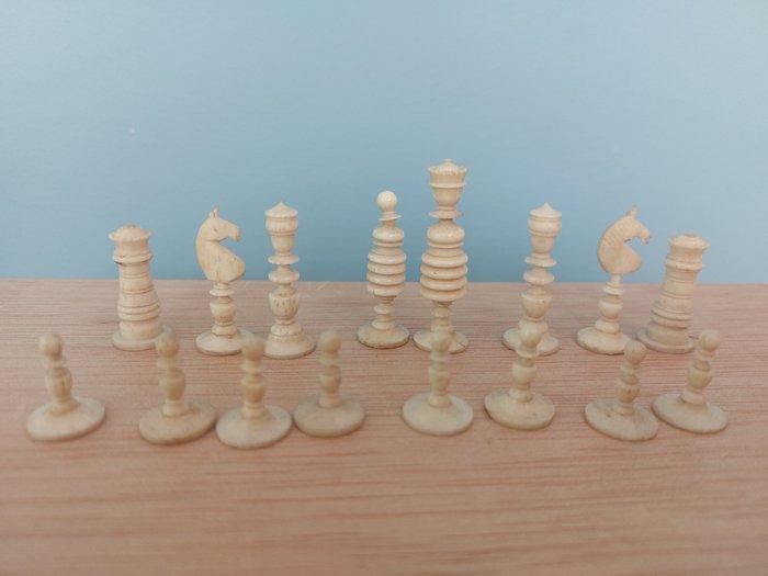 Schaakspel - Jeu déchecs - Style Anglais Acanthus leave, Antiek en Kunst, Curiosa en Brocante