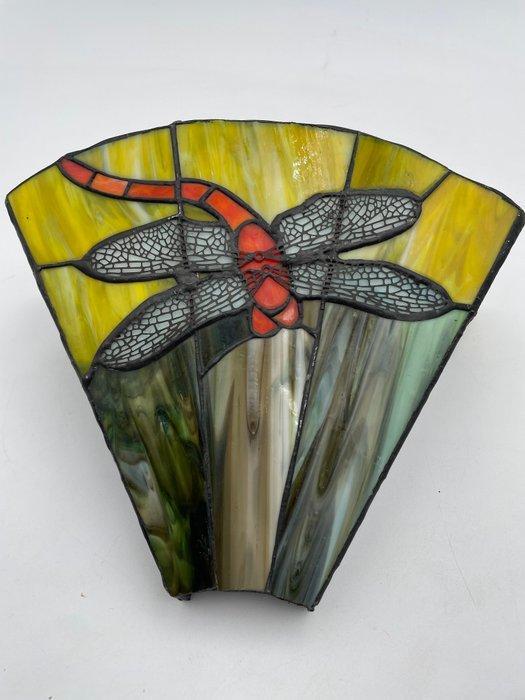 Tiffany - Wandlamp - Tiffany wandlamp Dragonfly - Metaal,, Antiquités & Art, Curiosités & Brocante