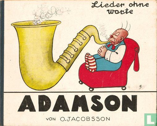 Adamson [Jacobsson] - Lieder ohne Worte - 1927, Livres, BD, Envoi