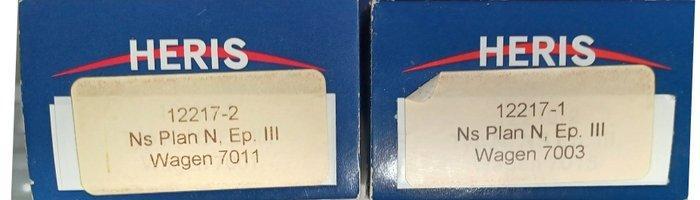 Heris H0 - 12217-1/12217-2 - Wagon de passagers pour trains, Hobby & Loisirs créatifs, Trains miniatures | HO