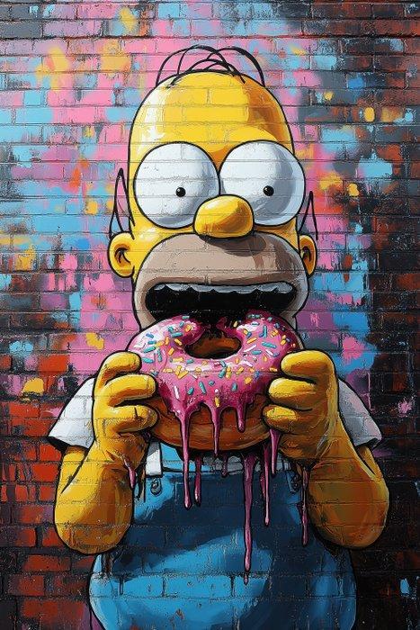 Iconica - Mmm... Donut · XXL, Antiek en Kunst, Kunst | Schilderijen | Modern