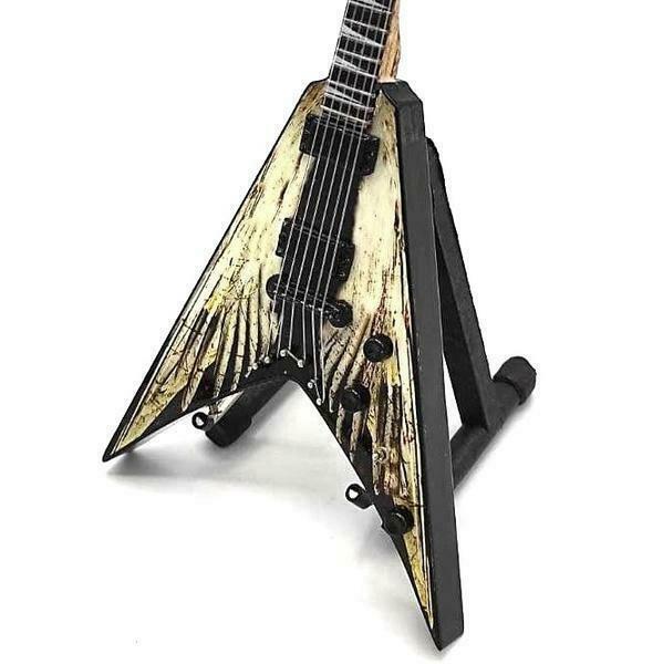 Miniatuur Dean gitaar met gratis standaard, Verzamelen, Muziek, Artiesten en Beroemdheden, Pop, Beeldje of Miniatuur, Nieuw, Verzenden