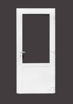 PVC achterdeur 98x215cm HR++ 3-punt haakslot (2/3 glasHR++)., Doe-het-zelf en Bouw, 80 tot 100 cm, Nieuw, Ophalen of Verzenden
