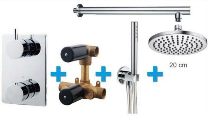 Sanifun Inbouw thermostaat set Irmen 200, Doe-het-zelf en Bouw, Sanitair, Kraan