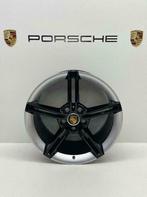 Porsche Taycan ORIGINELE 21 Mission E zwart/zilver + banden, Auto-onderdelen, 21 inch, Banden en Velgen, Gebruikt, Personenwagen