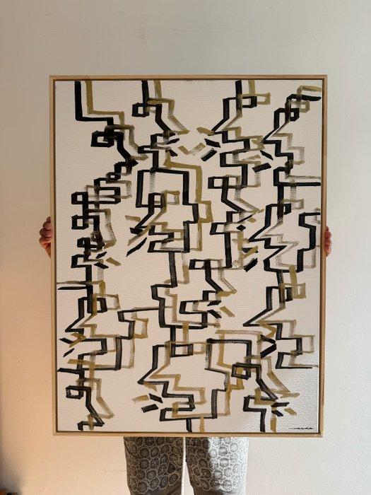 MrKas - Beyond Emotions - FRAMED INCLUDED - XL, Antiek en Kunst, Kunst | Schilderijen | Modern