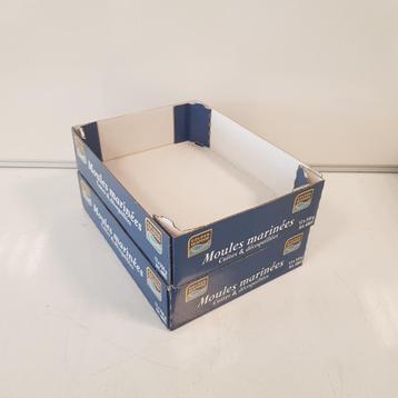 Kartonnen vouw tray/bakje bedrukt stapelbaar, Ophalen of Verzenden