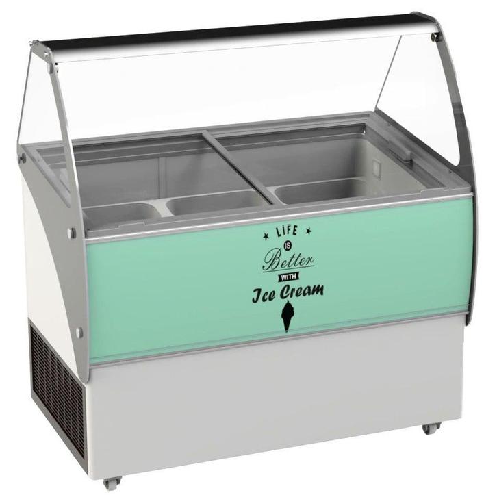 Schepijsvitrine | BALI | Energiezuinig | 354L | 9x 5L |, Zakelijke goederen, Horeca | Keukenapparatuur, Nieuw in verpakking, Verzenden