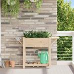 vidaXL Tuin Plantpot Beige 111 x 37 x 76,5 cm Massief, Verzenden
