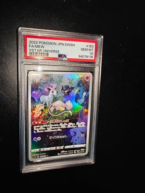 Pokémon - 1 Graded card - PSA 10 MINT MEW VSTAR 183 - NO, Hobby en Vrije tijd, Verzamelkaartspellen | Pokémon