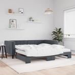 vidaXL Slaapbank onderschuifbed matrassen 100x200cm, Huis en Inrichting, Verzenden, Nieuw