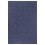 vidaXL Tapis rectangulaire Bleu marine 200x300 cm Coton, Neuf, Verzenden