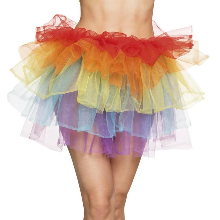 Regenboog Tutu Deluxe, Kinderen en Baby's, Carnavalskleding en Verkleedspullen, Nieuw, Verzenden