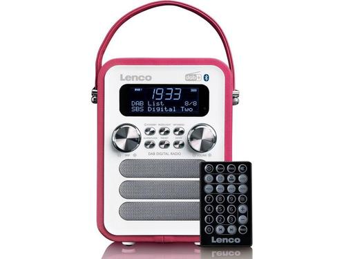 Lenco PDR-051PKWH - Draagbare DAB Radio - FM, DAB+,, Huis en Inrichting, Woonaccessoires | Overige, Zo goed als nieuw, Verzenden