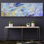 Viktoria Ganhao - Blue and Golden Abstract XXL, Antiek en Kunst