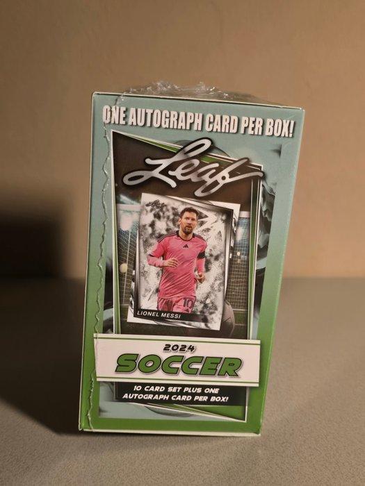 2024 Leaf Leaf Soccer 2024 Lionel Messi Gesigneerde kaart,, Verzamelen, Stickers