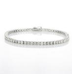 Zonder minimumprijs - Armband - 14 karaat Witgoud - 5.92ct., Handtassen en Accessoires, Armbanden, Nieuw