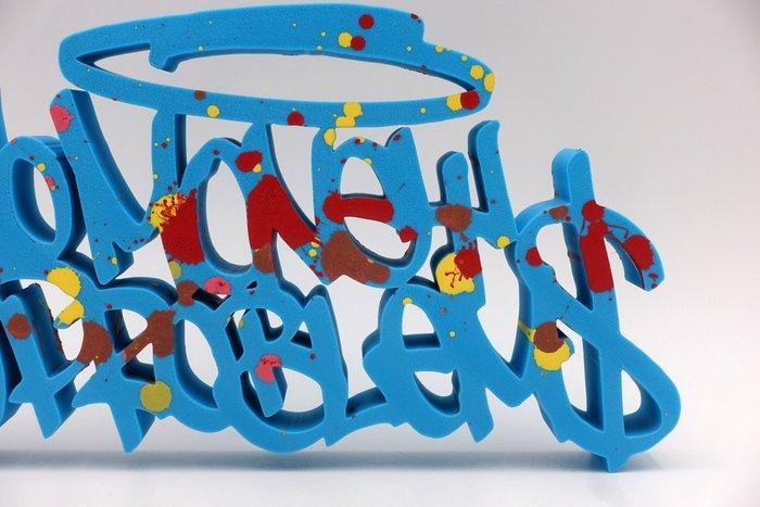 Golden Boy (2000-2025) - MO MONEY MO PROBLEMS Calligraphie, Antiek en Kunst, Kunst | Designobjecten