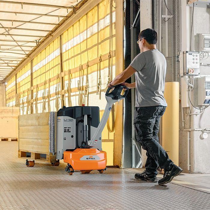 Electrische pompwagen EXH 14C, Zakelijke goederen, Machines en Bouw | Heftrucks en Intern transport, Heftruck, Elektrisch, 1000 tot 2000 kg