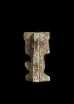 Oude Egypte, late periode Faience Shu Amulet (Zonder