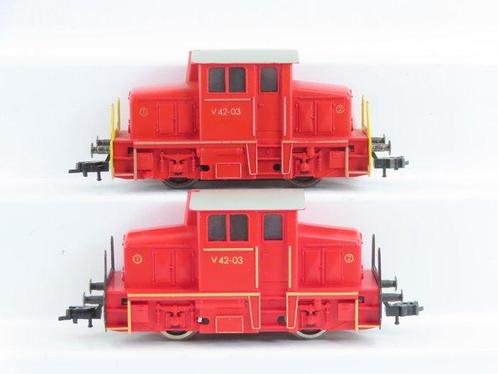 Fleischmann H0 - 4203 - Locomotive diesel - Deux locomotives, Hobby en Vrije tijd, Modeltreinen | H0