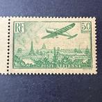 Frankrijk - Poste Aérienne Yvert 14 Uitzicht op Parijs 50fr, Postzegels en Munten, Postzegels | Europa | Frankrijk, Gestempeld