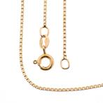 Gouden Venetiaanse ketting | 43,5 cm (gouden ketting), Ophalen of Verzenden, Gebruikt, Overige kleuren, Goud