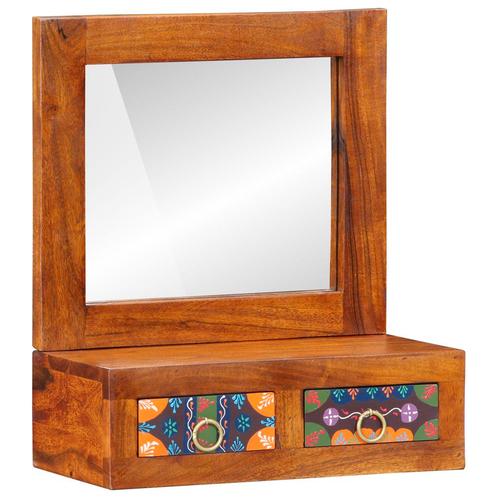 vidaXL Wandkast 40x20x50 cm Massief Acaciahout, Huis en Inrichting, Kasten | Wandmeubels, Nieuw, Verzenden