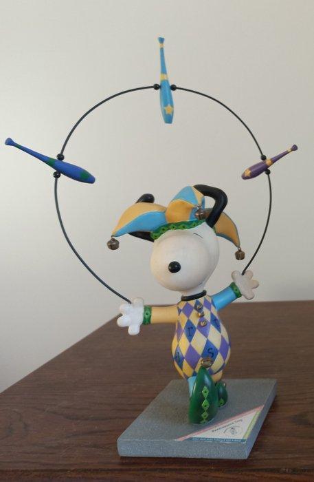 Figurine - Set van 2 narrenbeeldjes – Snoopy (Westland, Antiek en Kunst, Antiek | Glaswerk en Kristal