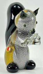 sculptuur, Scoiattolo - 21 cm - Murano glaskunst sculptuur -, Antiek en Kunst