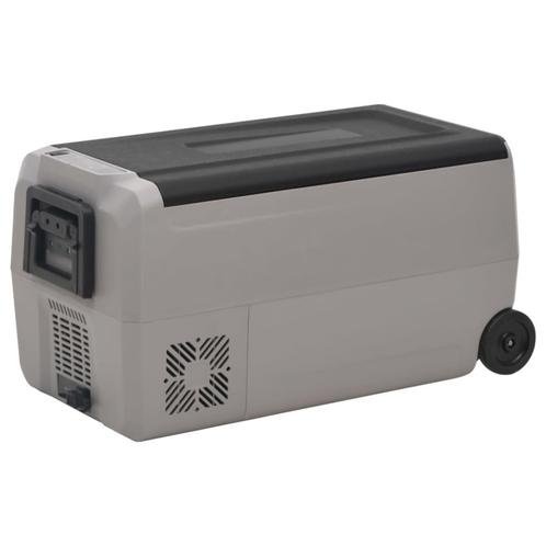 vidaXL Koelbox met wielen en handvat 60 L polypropeen zwart, Elektronische apparatuur, Koelkasten en IJskasten, Nieuw, Verzenden