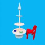 Fontana Arte - Staande lamp - legno laccato, Aluminium -