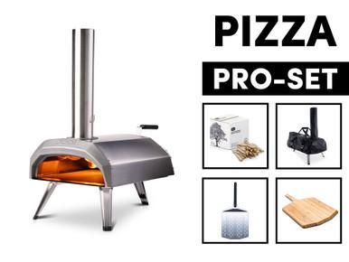 Ooni PIZZA PRO SET Karu 12 hout of houtskool gestookte, Tuin en Terras, Pizzaovens, Nieuw, Verzenden