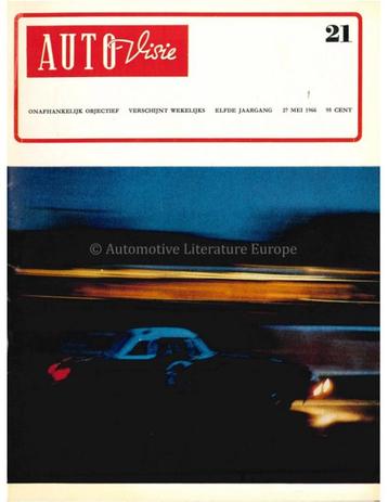 1966 AUTOVISIE MAGAZINE 21 NEDERLANDS