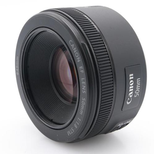 Canon EF 50mm F/1.8 STM occasion, Audio, Tv en Foto, Foto | Lenzen en Objectieven, Zo goed als nieuw, Verzenden