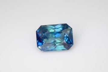 1 pcs  Blauw, Groen Saffier  - 1.67 ct - nternational beschikbaar voor biedingen